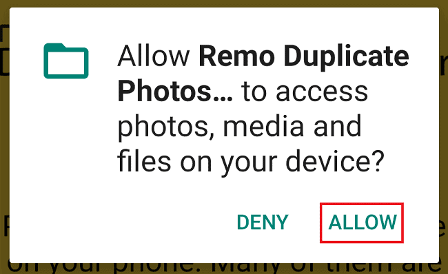 give permissions