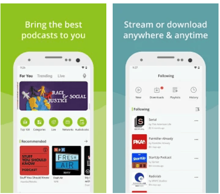 6 Best Podcast Apps For Android [2022] (Free & Premium)