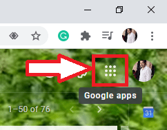 CLICK ON GOOGLE APPS