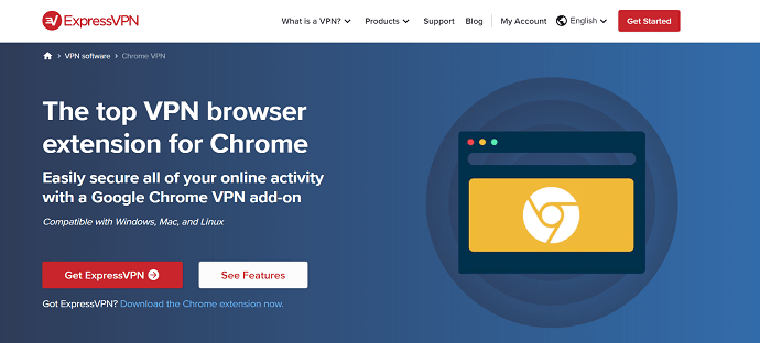 ExpressVPN-chrome-extension-official-webpage