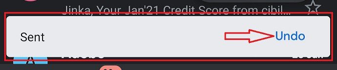 Gmail undo android