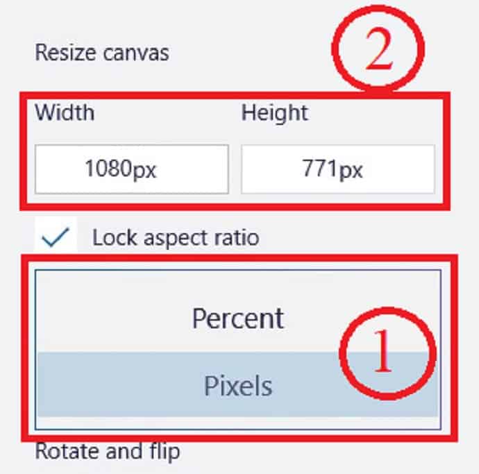 Resize an Image in Paint 3D without losing Quality