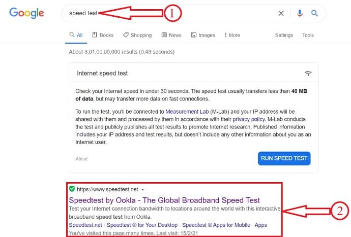 How to check your Internet speed