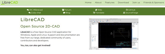 LibreCAD Official Page