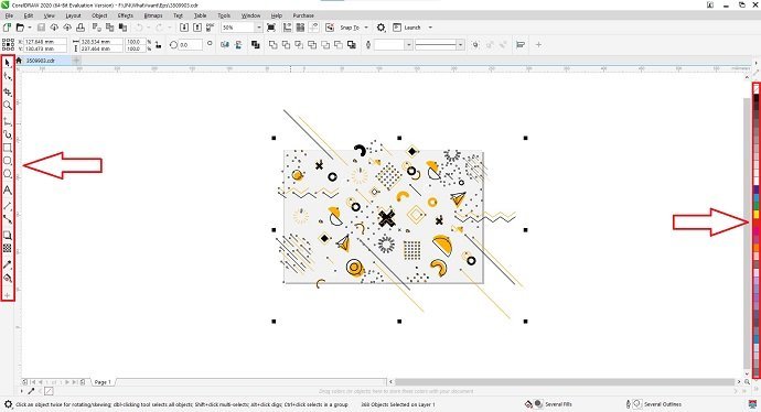 CorelDRAW Editing Interface