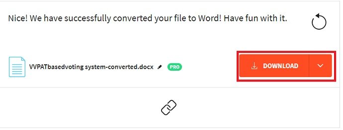 After conversion in SmallPDF