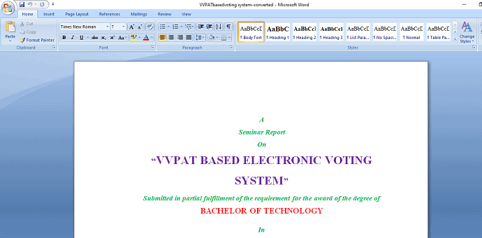 Word File in IlovePDF