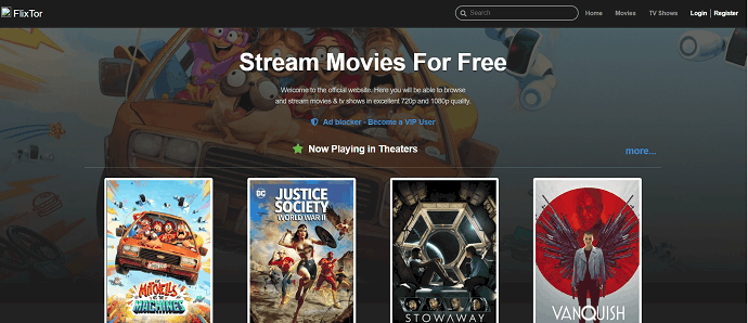 Flixtor- to stream and download movies and TV shows.