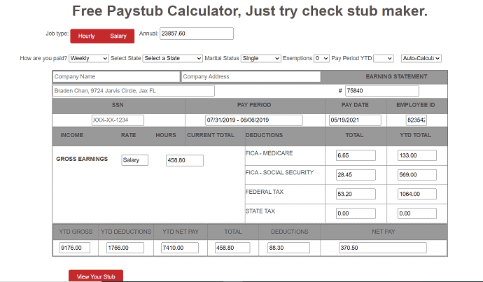 Paystubs online official site.