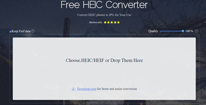 Apowersoft HEIC converter official page