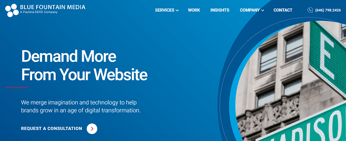 Blue Fountain Media - Web design company