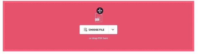 Upload a file to convert PDF to Read-only