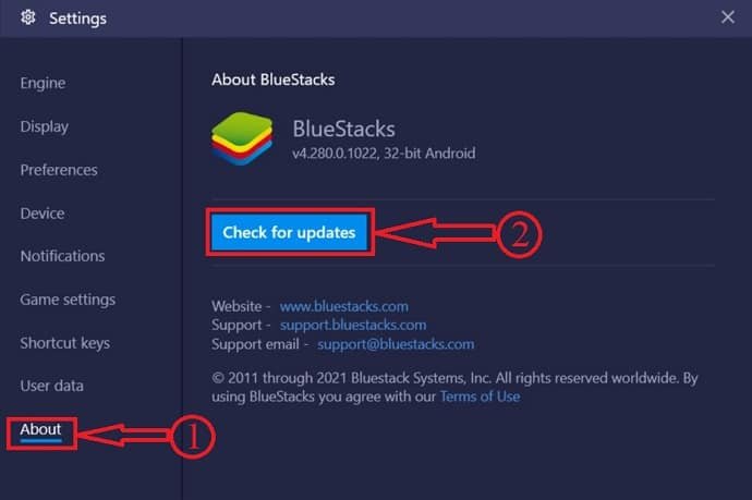 Bluestacks Update