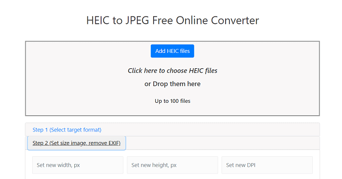 HEIC online converter