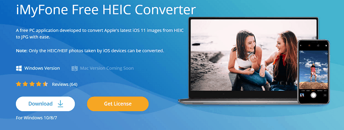 iMyFone HEIC Converter - Free tool for Windows