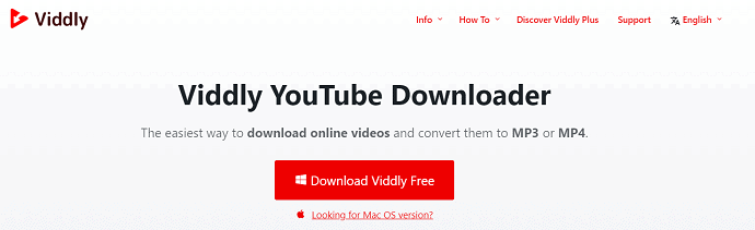 Viddly-homepage