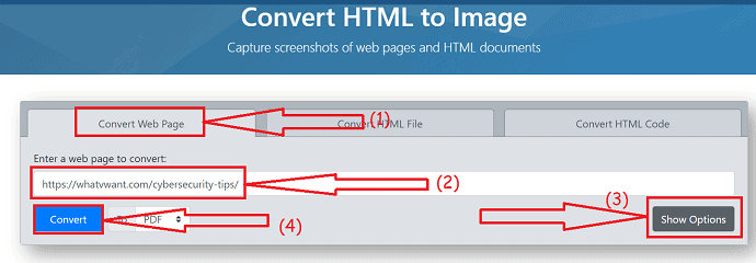 PDFCrowd - online webpage to PDF converter