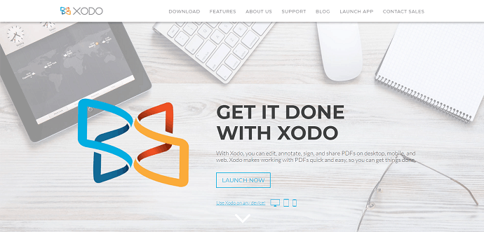 XODO Homepage