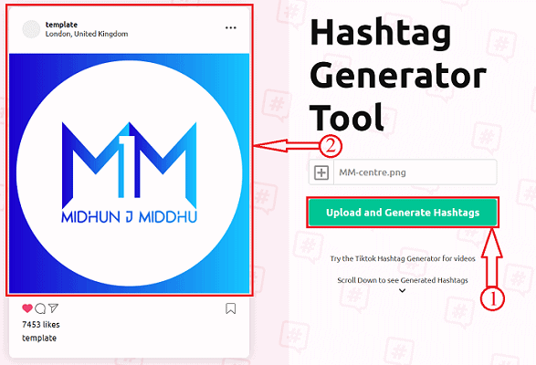 Generate hashtags in Influencer Marketing 
