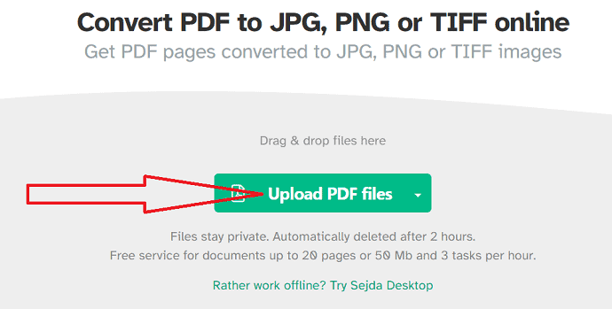 Upload PDF files