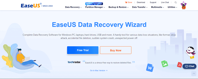 EaseUS-Data-Recovery-Wizard to recover data