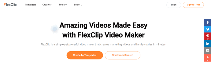 FlexClip- online video editor