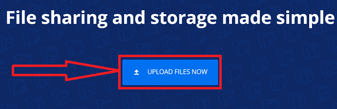Selection of upload files now option.