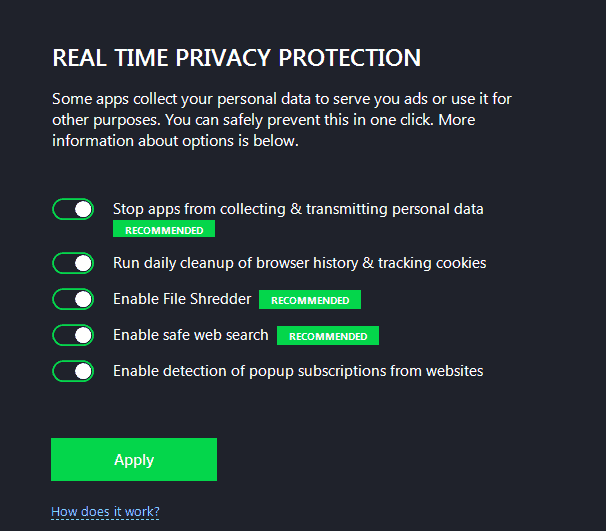 Real-time privacy protection 