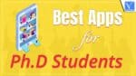 Apps For Ph.D. Students