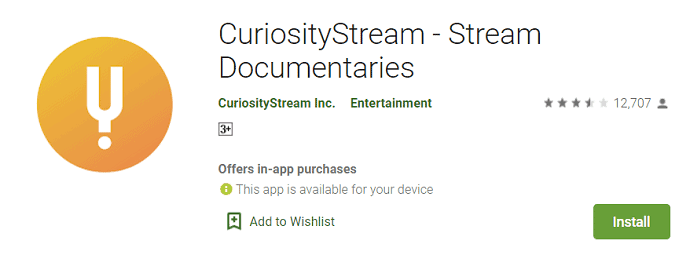 Curiosity App