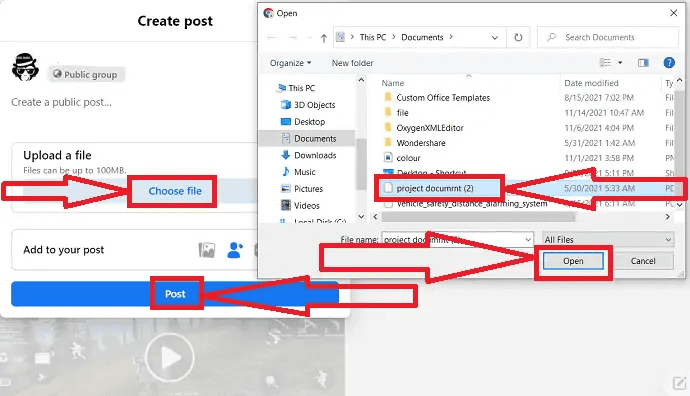 upload and post the PDF file
