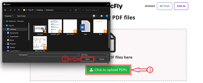 Import PDFs in DocFly