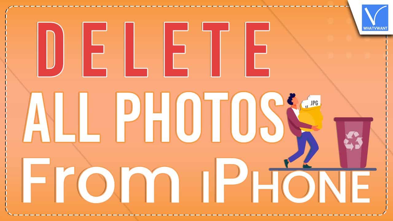 Delete All Photos From iPhone