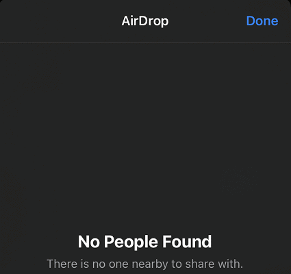 AirDrop Results