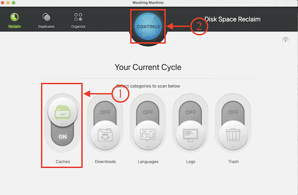 Enable Cache option