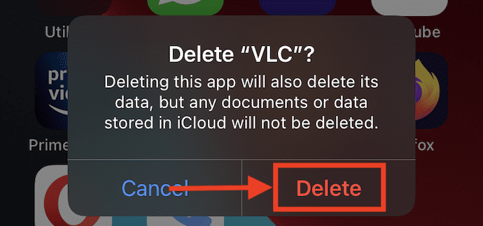 Delete Apps on iPhone