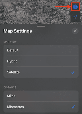 Map view settings