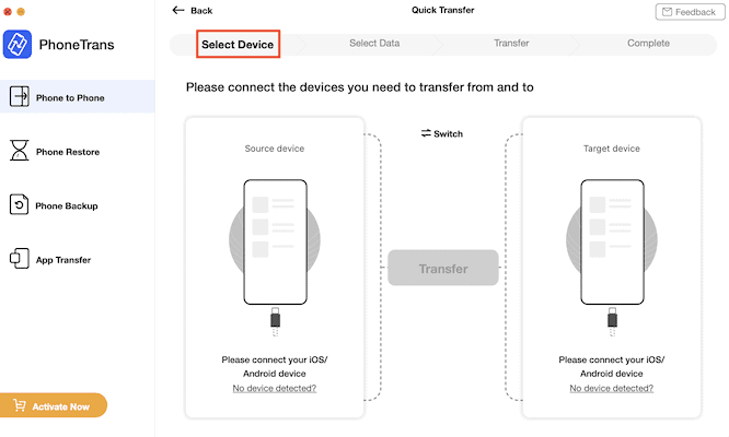 Connect two iPhones