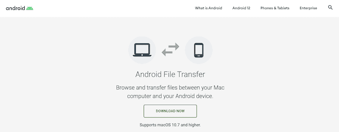 Android-File-Transfer-Homepage