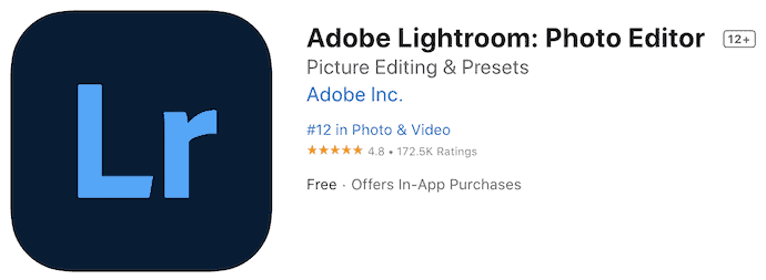 Adobe Lightroom Homepage