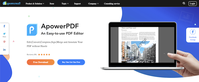 Apowersoft PDF editor
