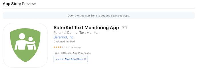 SaferKid-Text-Monitoring-App