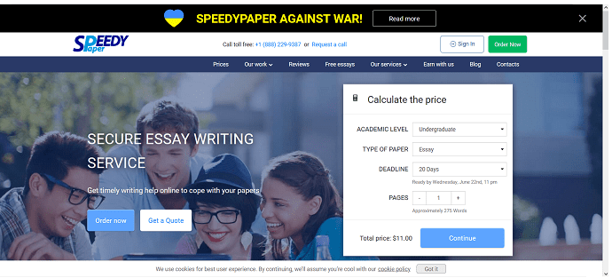 SpeedyPaper Homepage