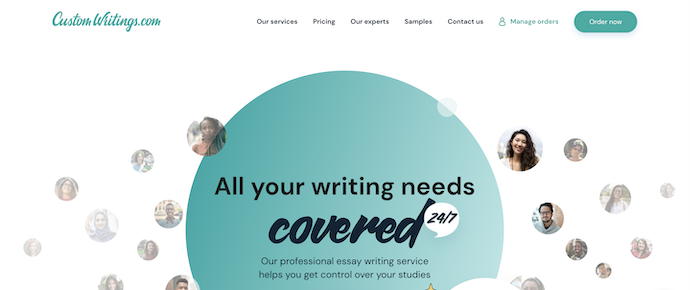 Custom Writing Homepage