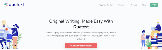 Quetext Homepage