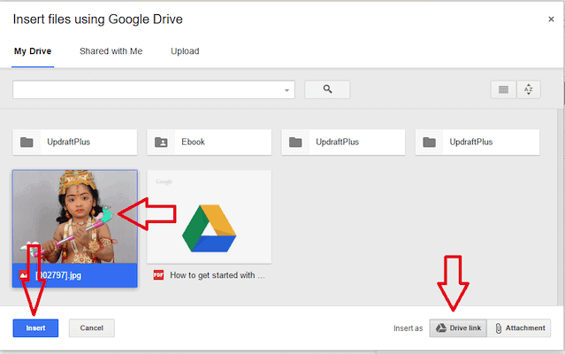 Add Image From Google Drive