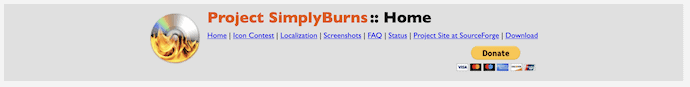 Simply Burns Homepage