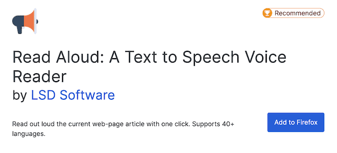 Read Aloud: A Text to Speech Voice Reader
