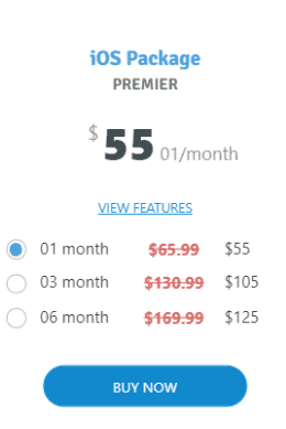 iOS Package Premier Pricing