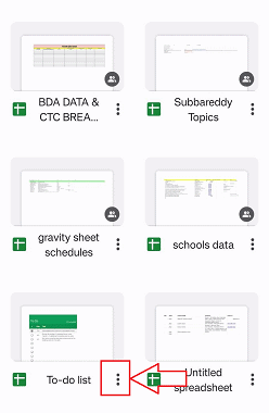 Delete A Spreadsheet in Google Sheets